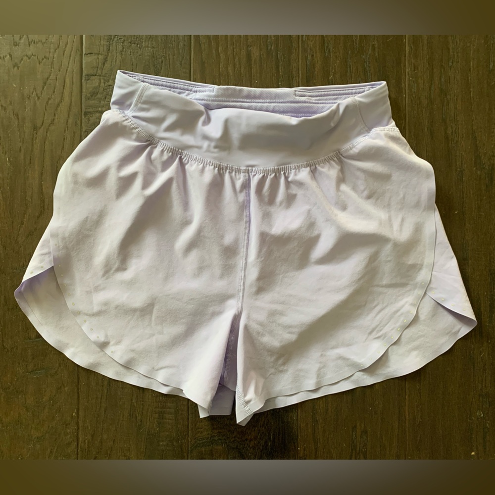 Lilac lululemon shorts